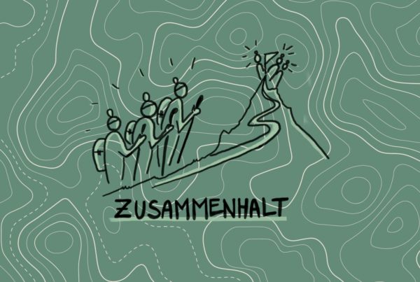 Berg & Macher Teamuebung Zusammenhalt